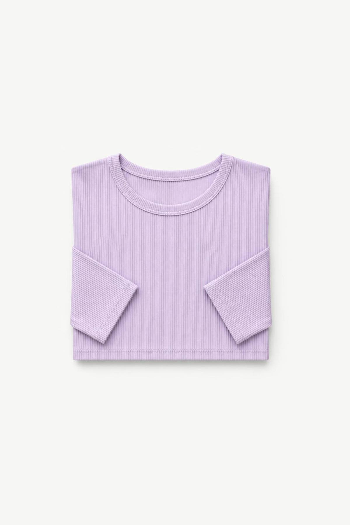 Vital Rib Crop Long Sleeve — view 2