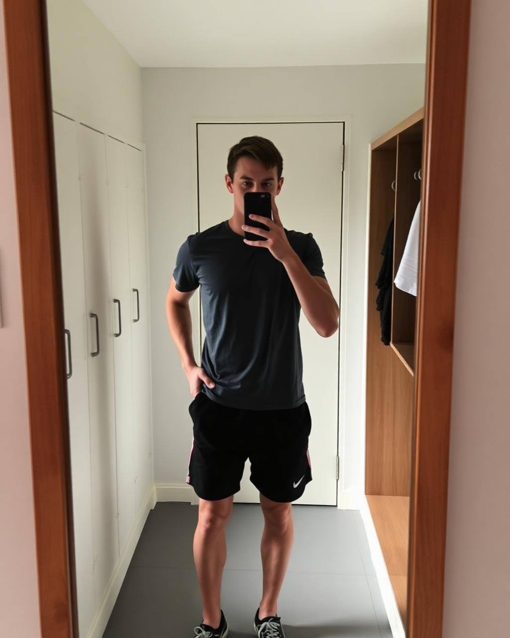 Tillfällig exempelbild · inte ett kundinlägg wearing Pace Running Shorts