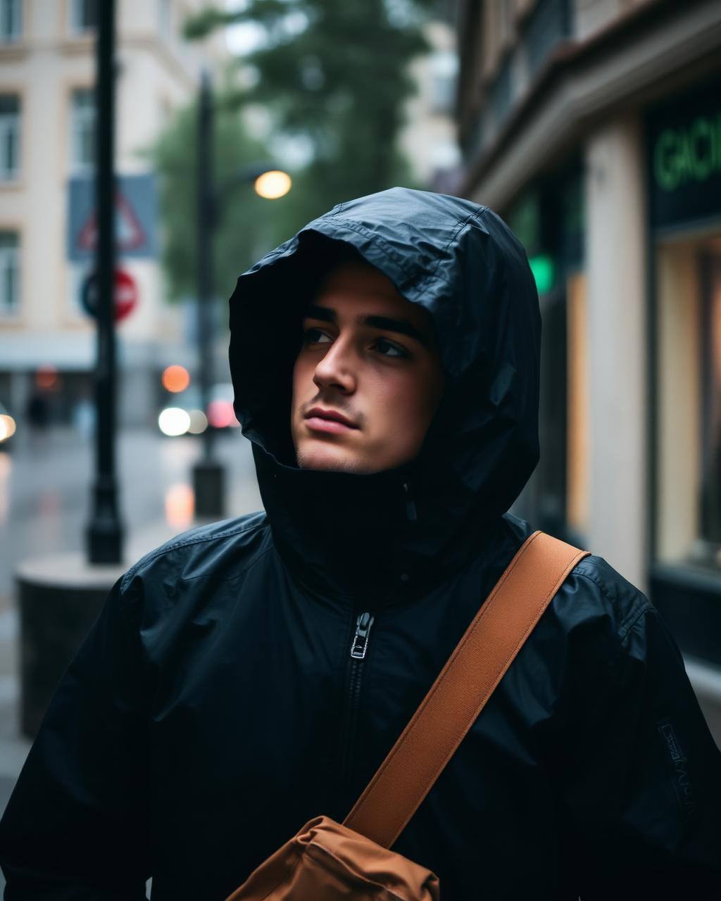 Tillfällig exempelbild · inte ett kundinlägg wearing Shell Lightweight Jacket