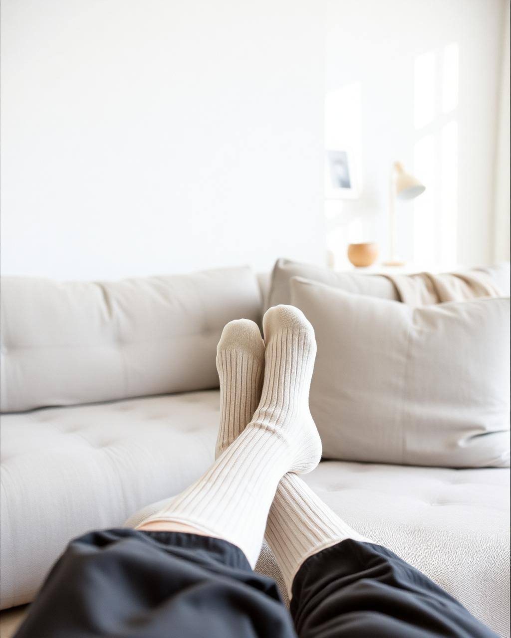 Tillfällig exempelbild · inte ett kundinlägg wearing Everyday Ribbed Socks